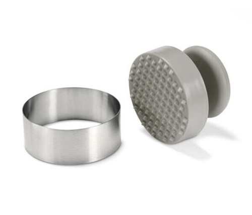 Burgerpresse edelstahl 9cm - burgerpresse,